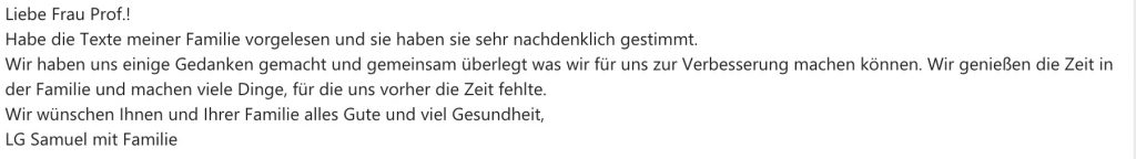 Schülergedanken zur Corona Krise | Reithmanngymnasium