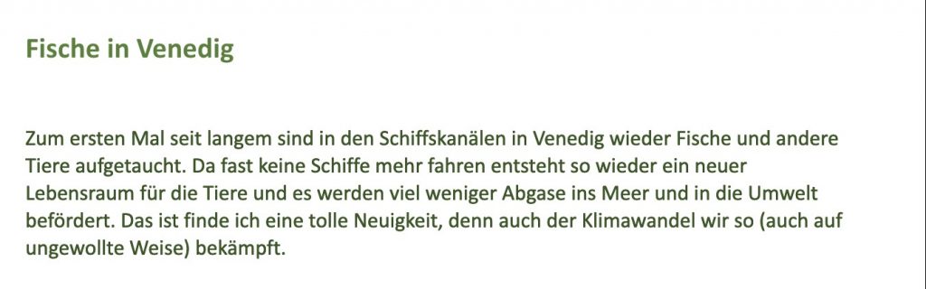 Schülergedanken zur Corona Krise | Reithmanngymnasium