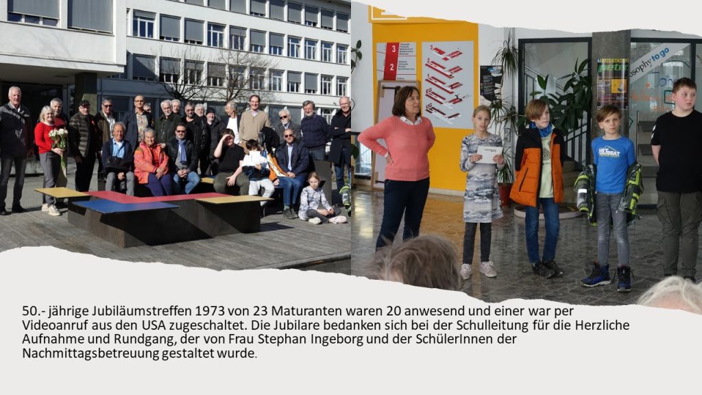 Maturajubiläum 50 Jahre | Reithmanngymnasium